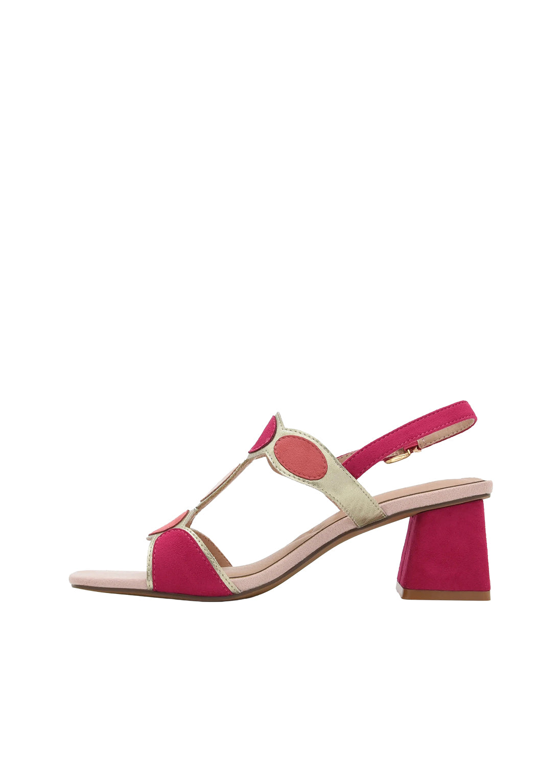 AZAREY 613L787 Sandalo Donna Multicolor Tacco 5 Soletta Pelle