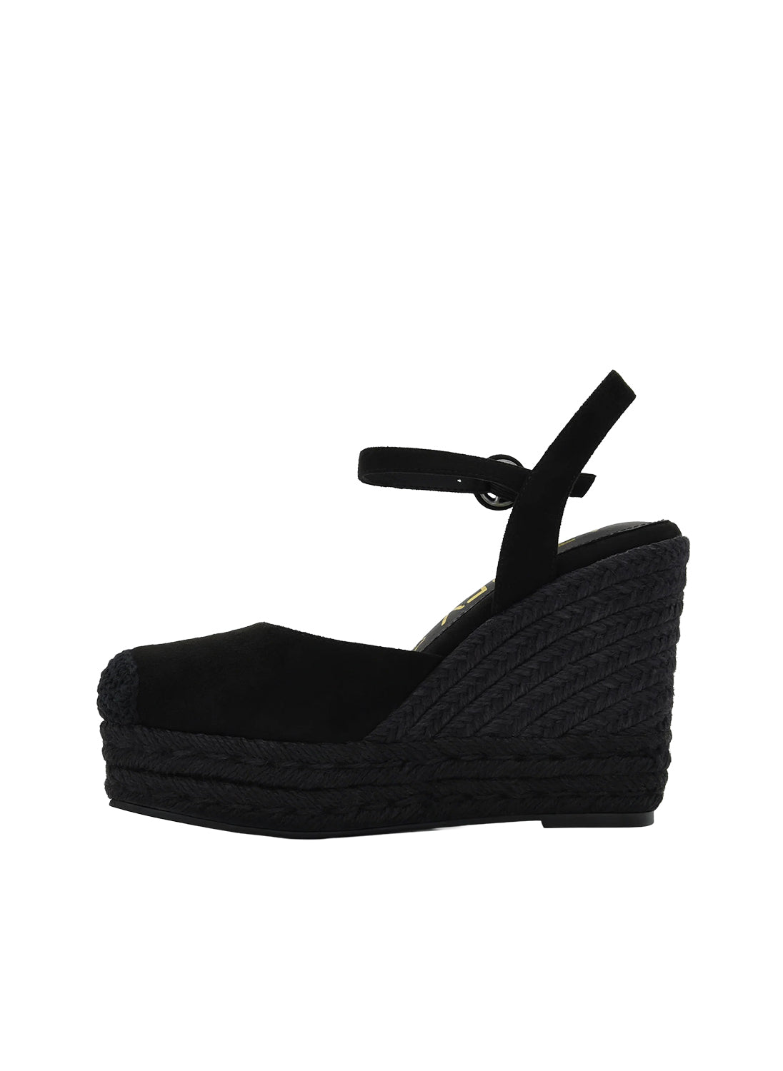 AZAREY 494J475 Sandalo Donna Zeppa Corda Tacco 10 Soletta Pelle