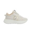 NØ NAME CARTER JOGGER W Sneaker Donna Dove/Dove in Camoscio Glitter