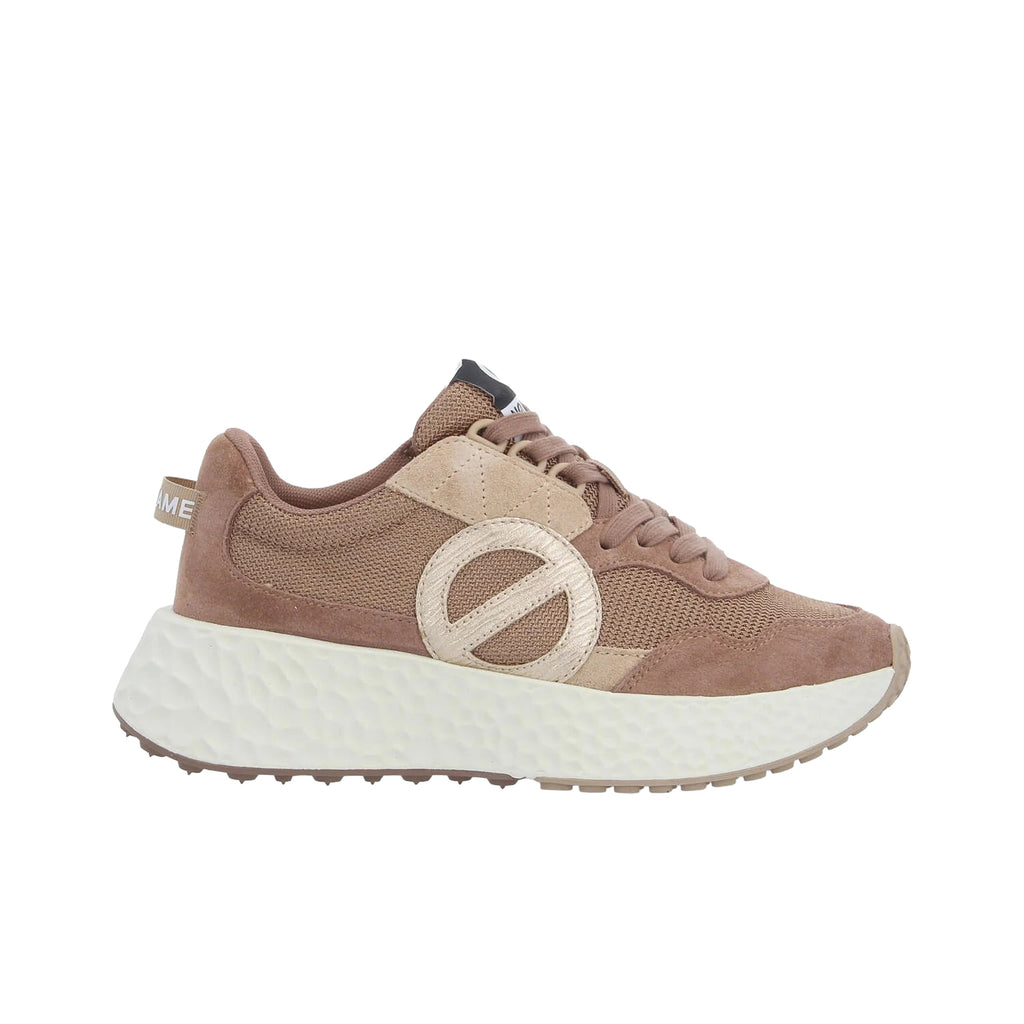 NØ NAME Carter Jogger W Sneaker Donna Choco Beige Gold
