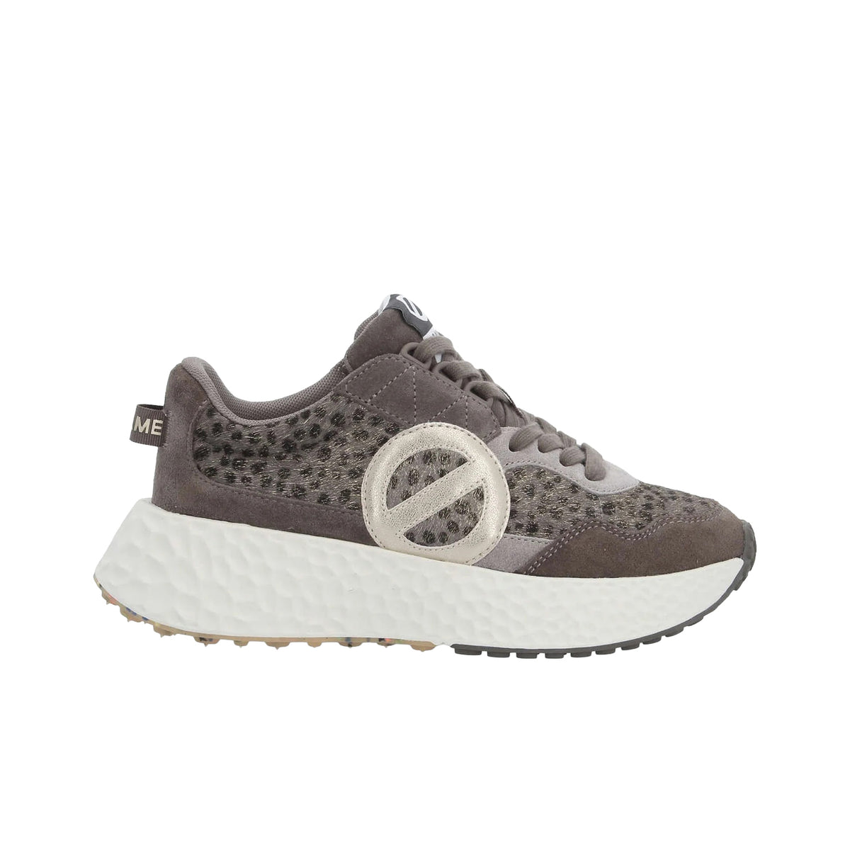 NØ NAME Carter Jogger W Sneaker Donna Grey/Carbone Animalier