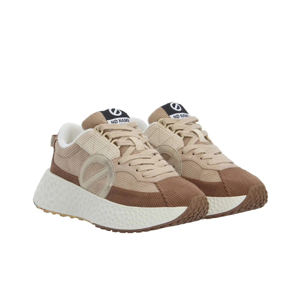 NØ NAME Carter Runner W Sneaker Donna Nude/Choco