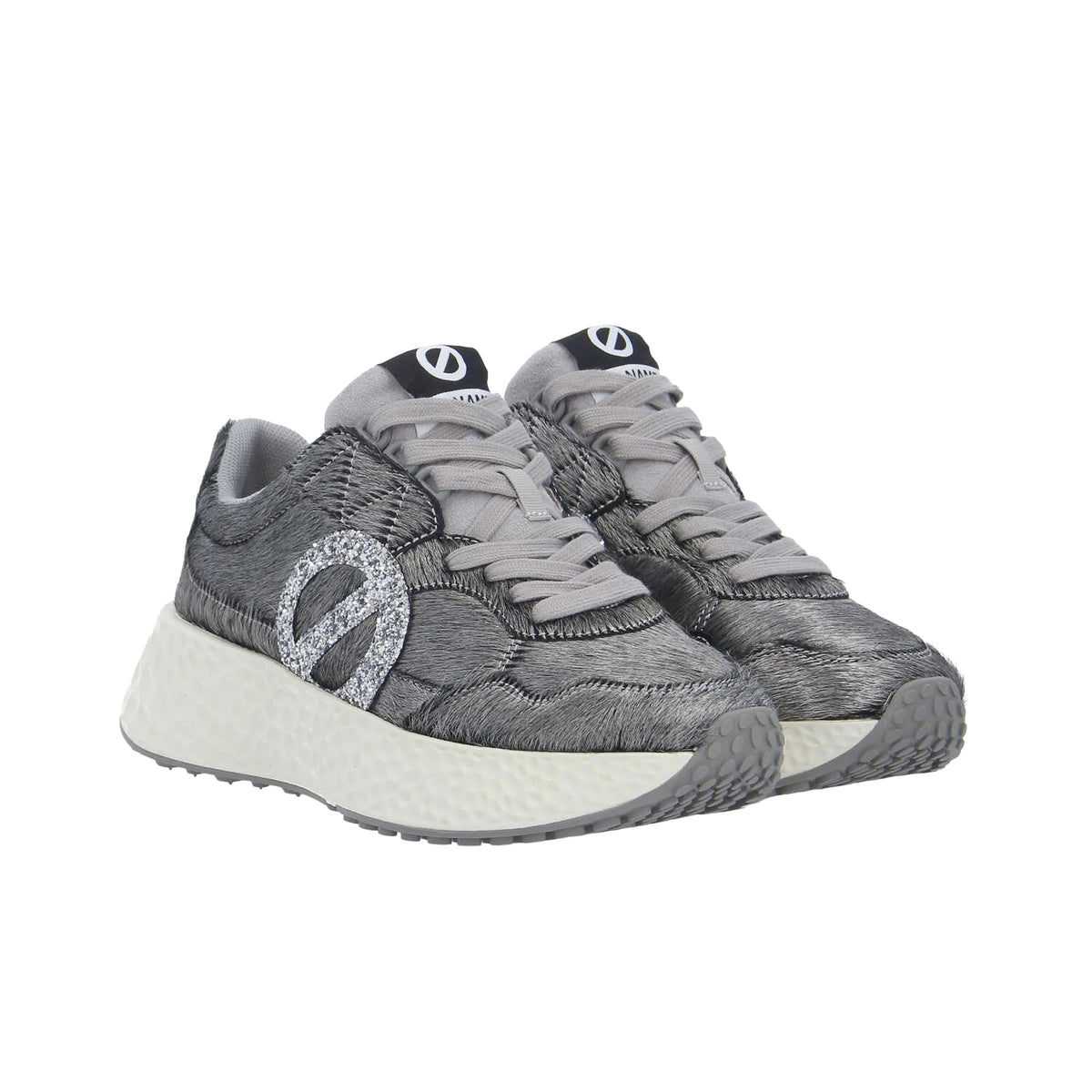 NØ NAME Carter Jogger W Sneaker Donna Silver/silver