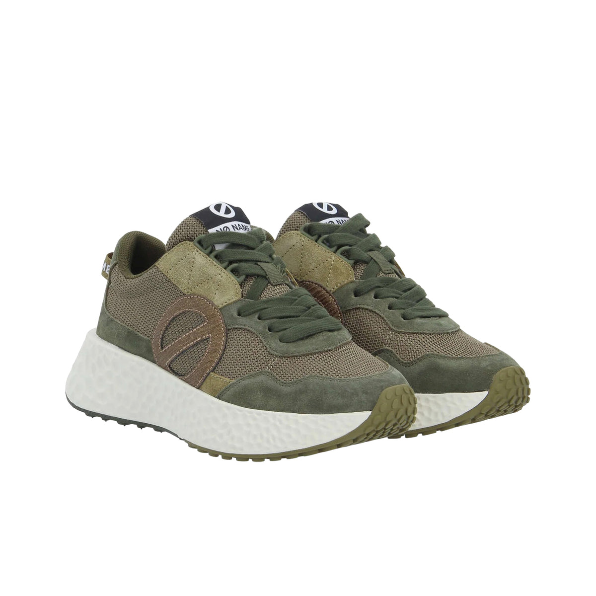 NØ NAME Carter Jogger W Sneaker Donna Olive Kaki Bronze