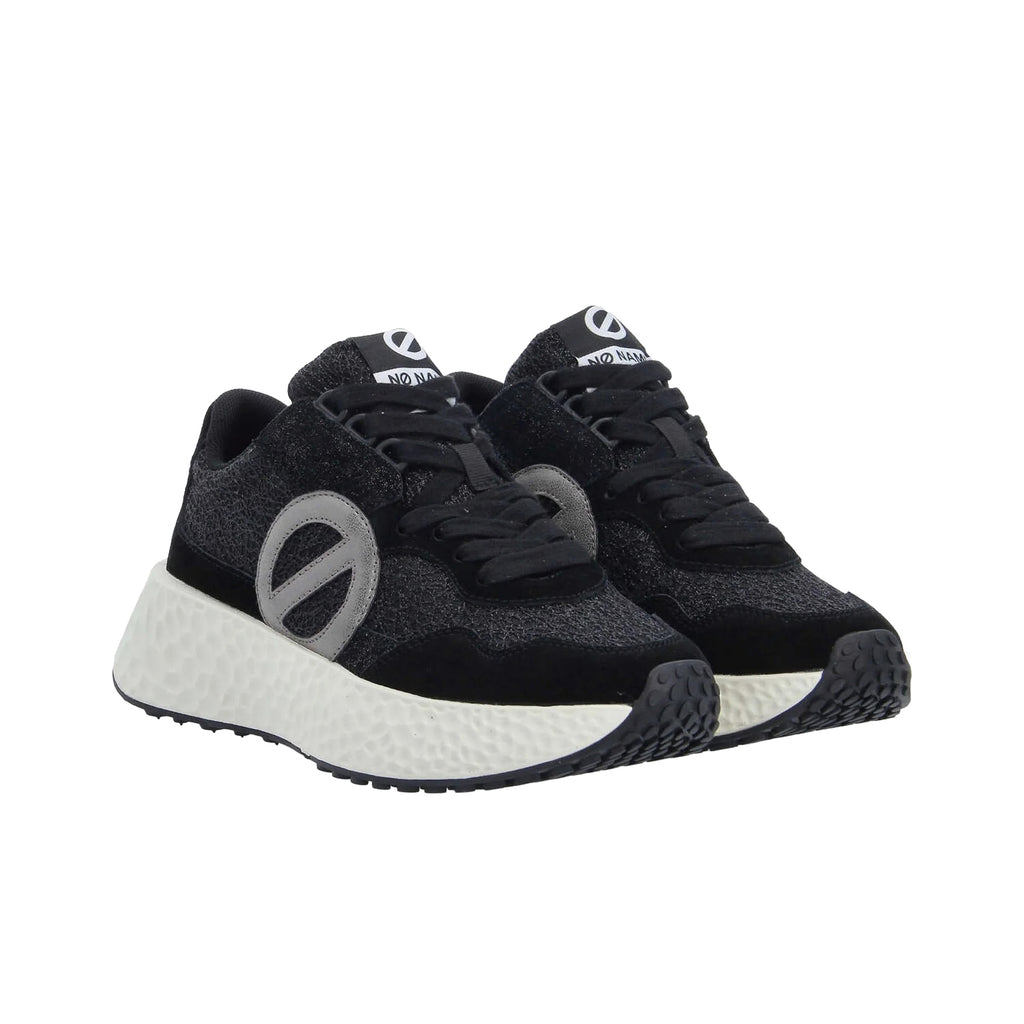 NØ NAME Carter Jogger W Sneaker Donna Nero/nero/nero
