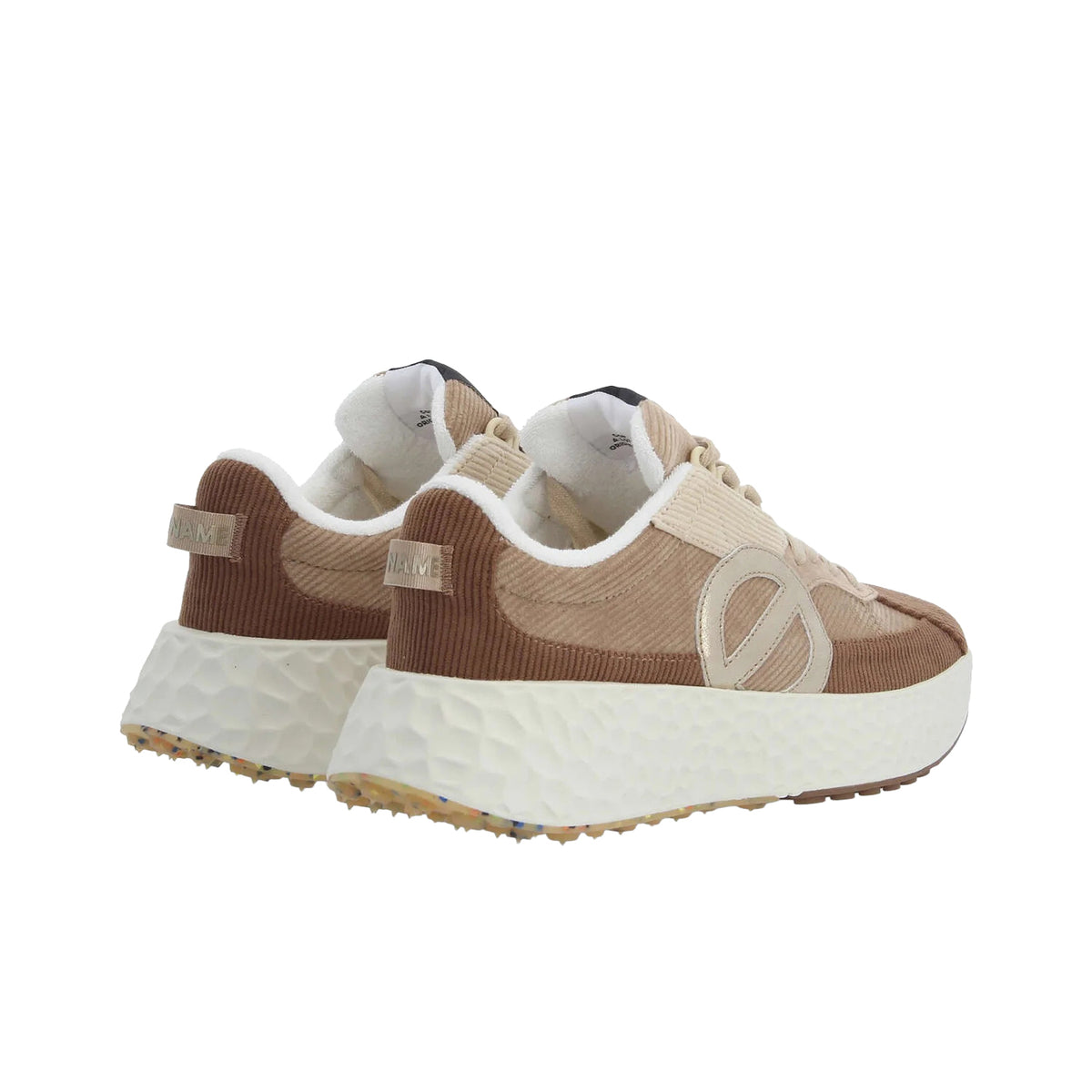 NØ NAME Carter Runner W Sneaker Donna Nude/Choco