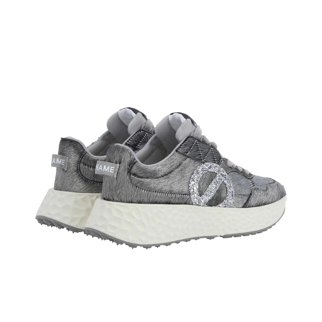 NØ NAME Carter Jogger W Sneaker Donna Silver/silver