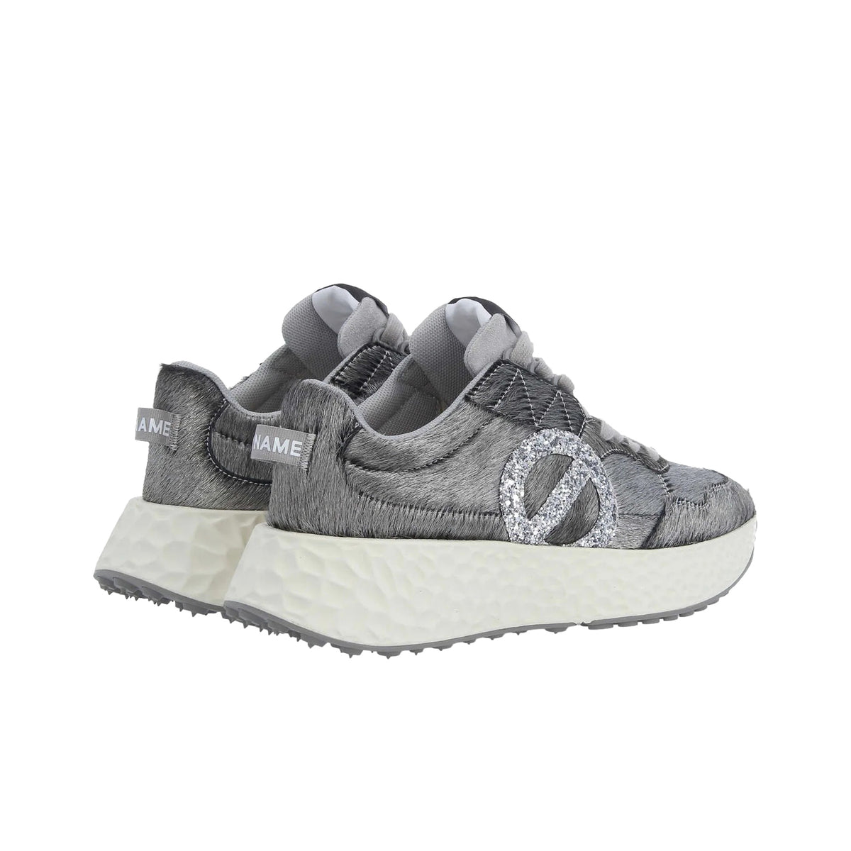 NØ NAME Carter Jogger W Sneaker Donna Silver/silver