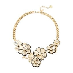SODINI Collana Donna Corta La Dame Oro con Catena Groumette e Fiori 552400