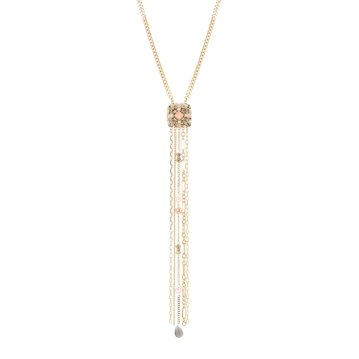 SODINI Collana a Cravatta Frangia Hera Multicolor 552441