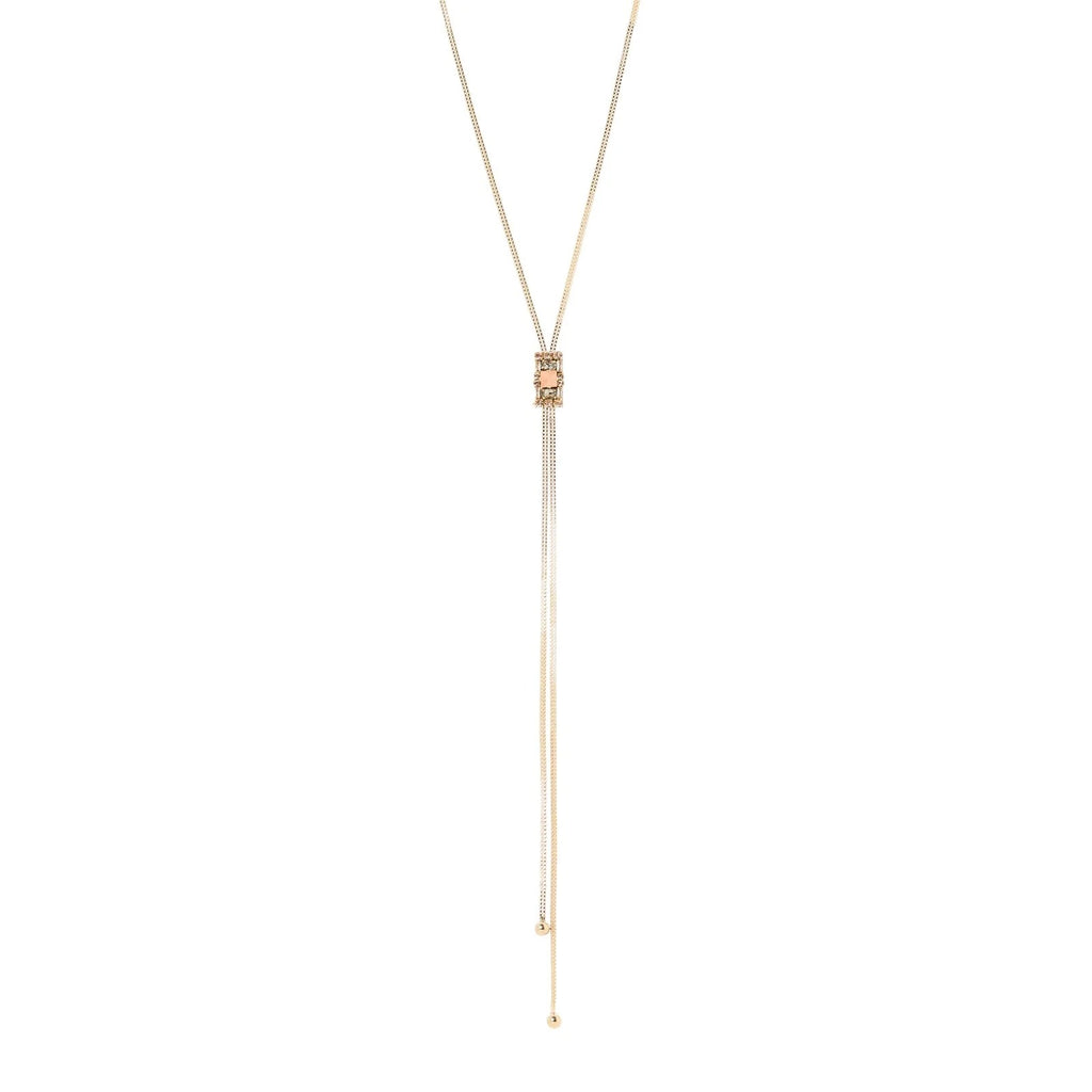 SODINI Collana Donna Cravatta Hera Multicolor con Charm Geometrico 552448