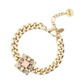 SODINI Bracciale Groumette e Charm Quadrato Hera Multicolor 552460