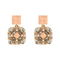SODINI Orecchini Cristallo e Charm Quadrato Hera Multicolor 552470