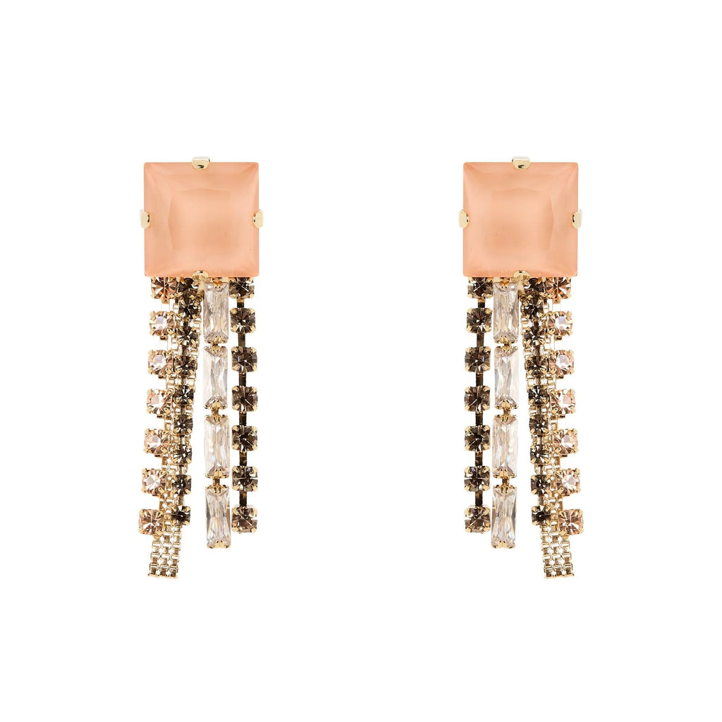 SODINI Orecchini Cristallo Frangia Hera Multicolor 552475