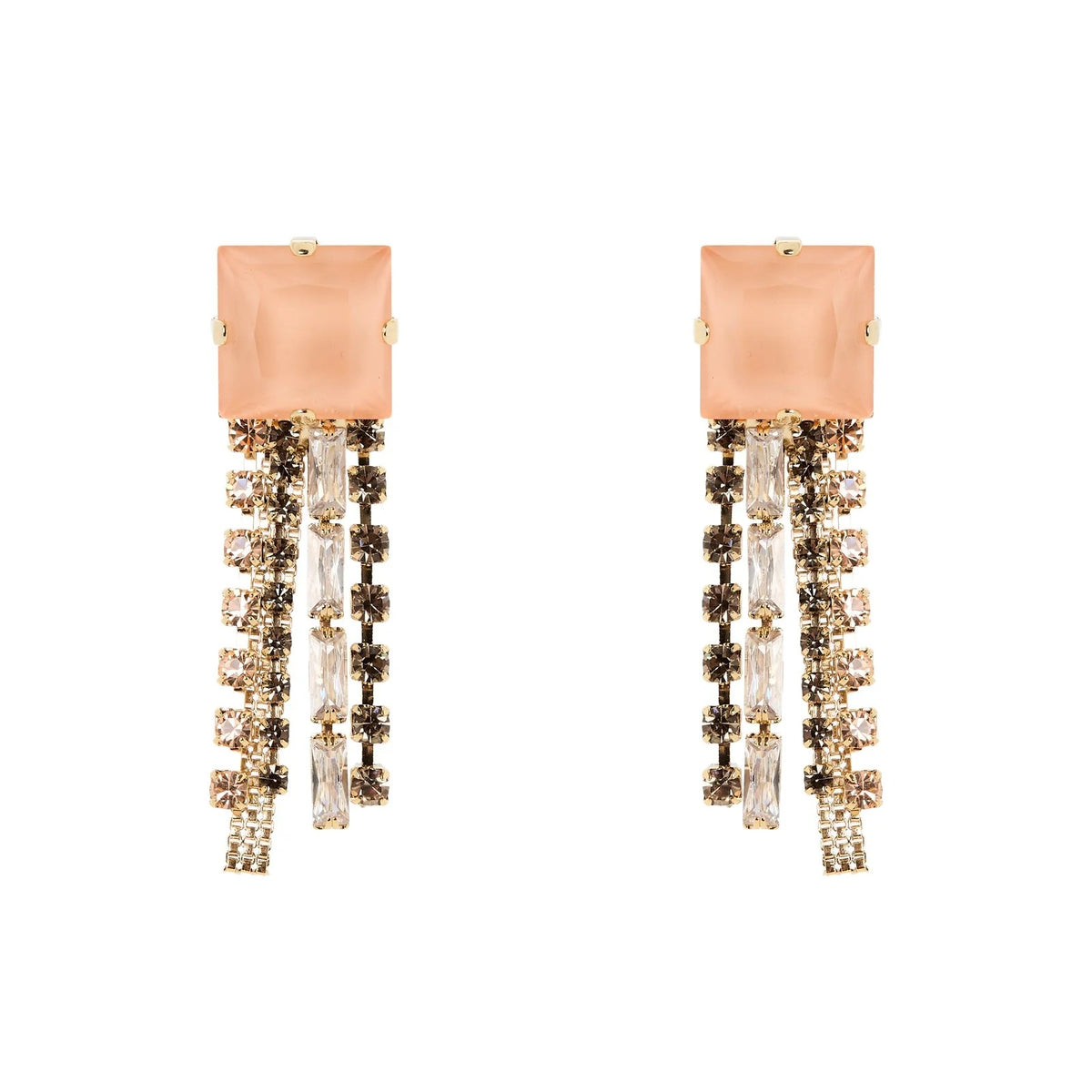 SODINI Orecchini Cristallo Frangia Hera Multicolor 552475