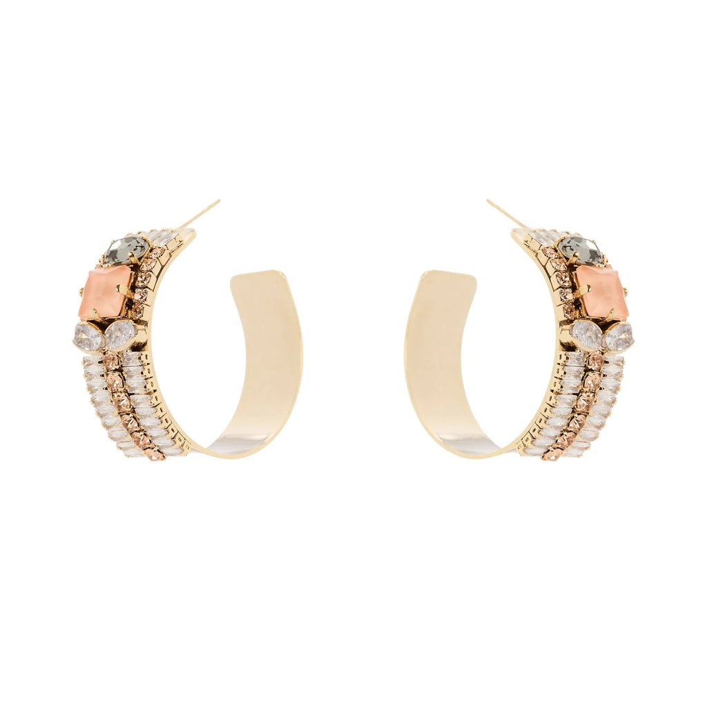 SODINI Orecchini Cerchio a Fascia Hera Multicolor 552473