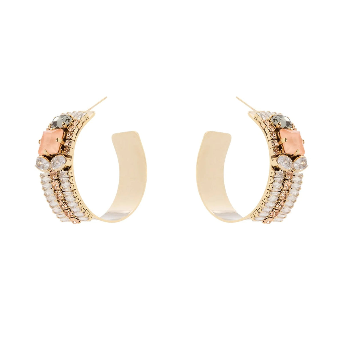 SODINI Orecchini Cerchio a Fascia Hera Multicolor 552473