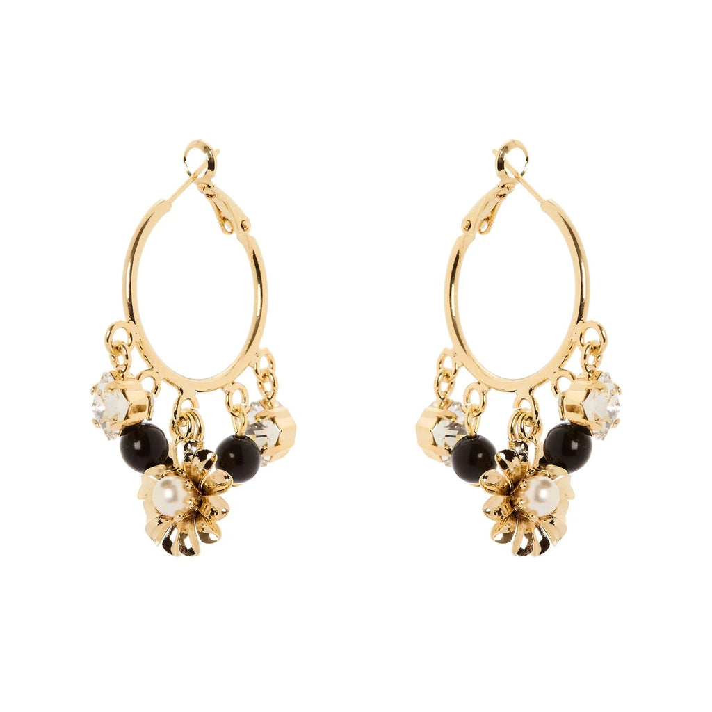 SODINI Orecchini Donna a Cerchio La Dame Oro con Mini Pendenti 552417