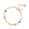SODINI Bracciale Donna Hera Multicolor con Tre Charm, Perline e Sfere 552468