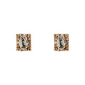 SODINI Orecchini Donna Hera Grigio con Charm Geometrico, Cristalli e Zirconi 552483