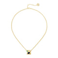 SODINI Collana Donna Corta Emilia Multicolor con Catena Rolò e Cilindretto con Cristalli 800039W