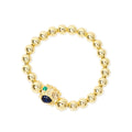 SODINI Bracciale Donna Elastico Emilia Multicolor con Sfere, Cilindretto e Cristalli 800045W