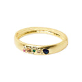 SODINI Bracciale Donna Bangle Emilia Multicolor Bombato con Cristalli 800043W