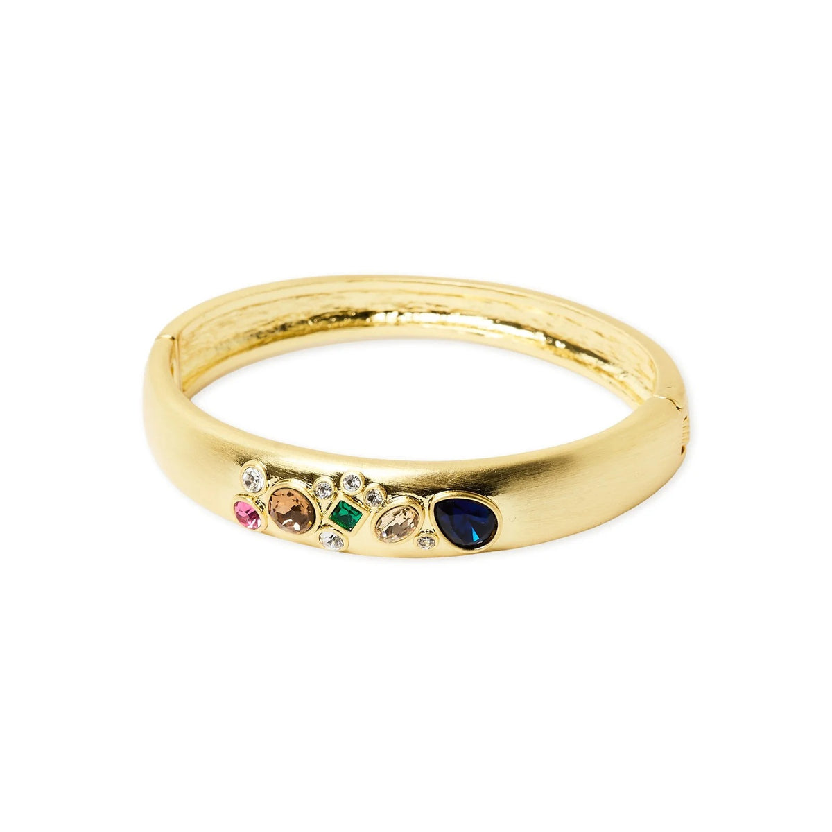SODINI Bracciale Donna Bangle Emilia Multicolor Bombato con Cristalli 800043W