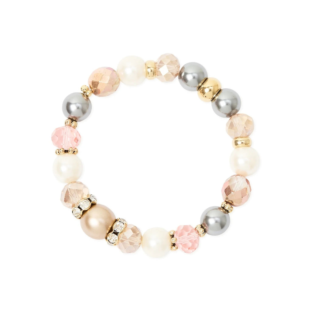 SODINI Bracciale Donna Elastico Hera Multicolor con Sfere, Perline e Zirconi 552466