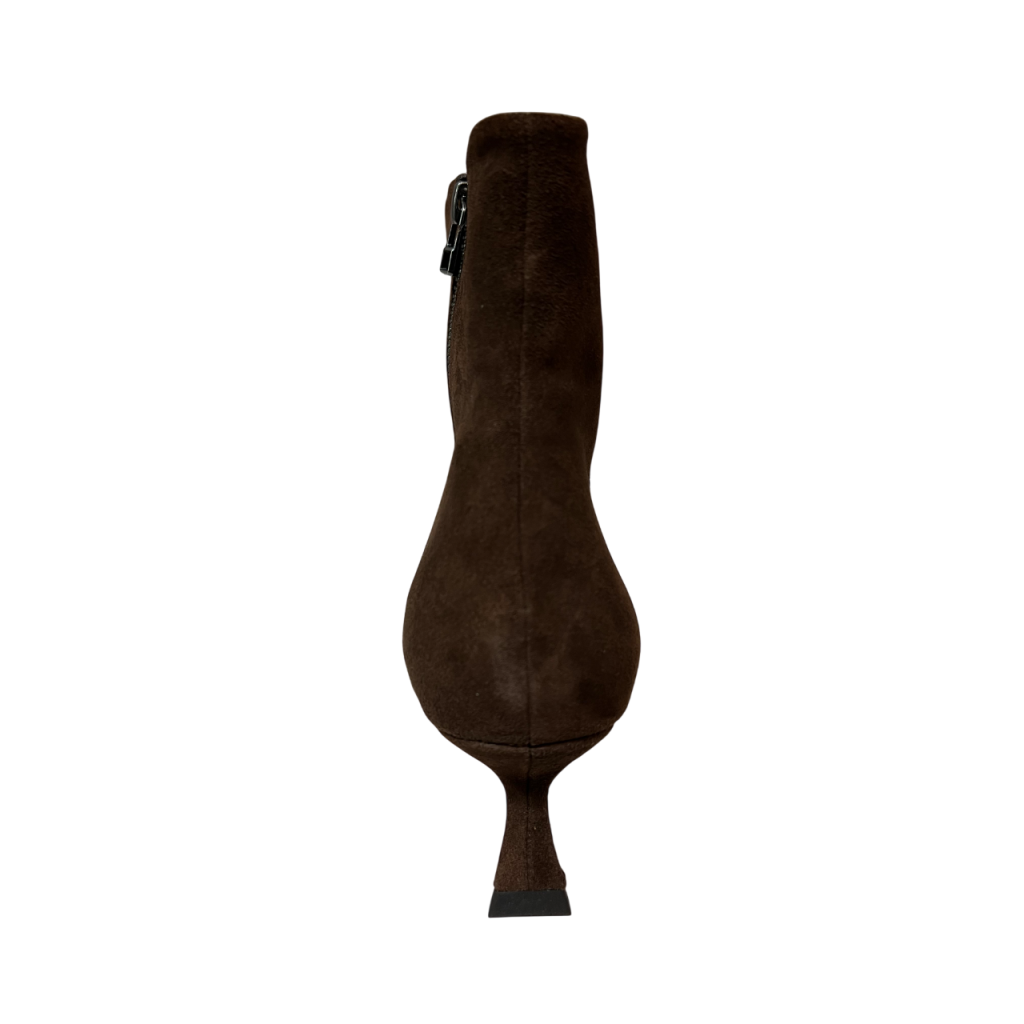 LA VITRINA Stivale Basso Donna Camoscio Marrone FURORE 50 Tacco 5 cm