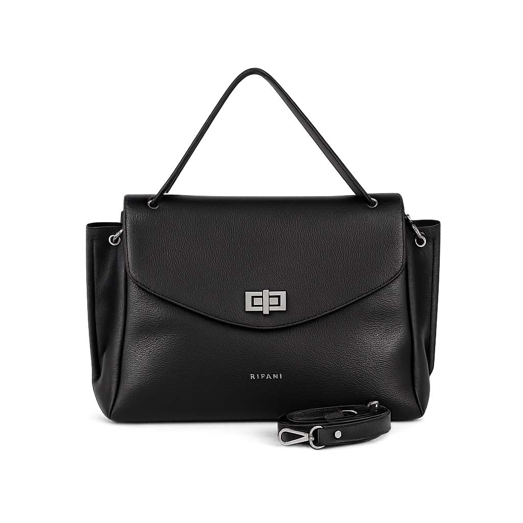RIPANI Caterina borsa a mano L pelle con tracolla CATERINA E2810J Made in Italy