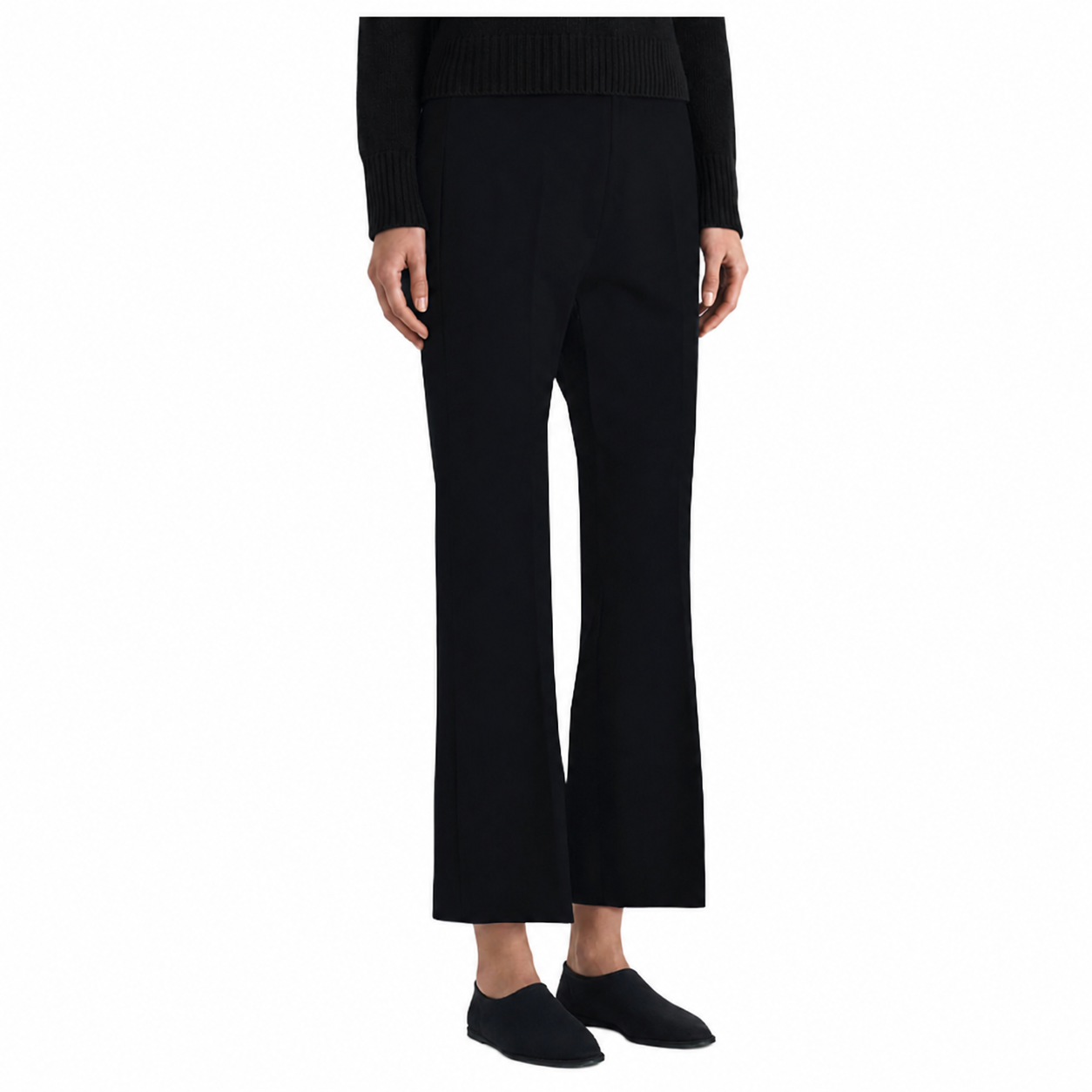 LIVIANA CONTI pantalone donna punto milano trombetta CNTI84 MADE IN ITALY