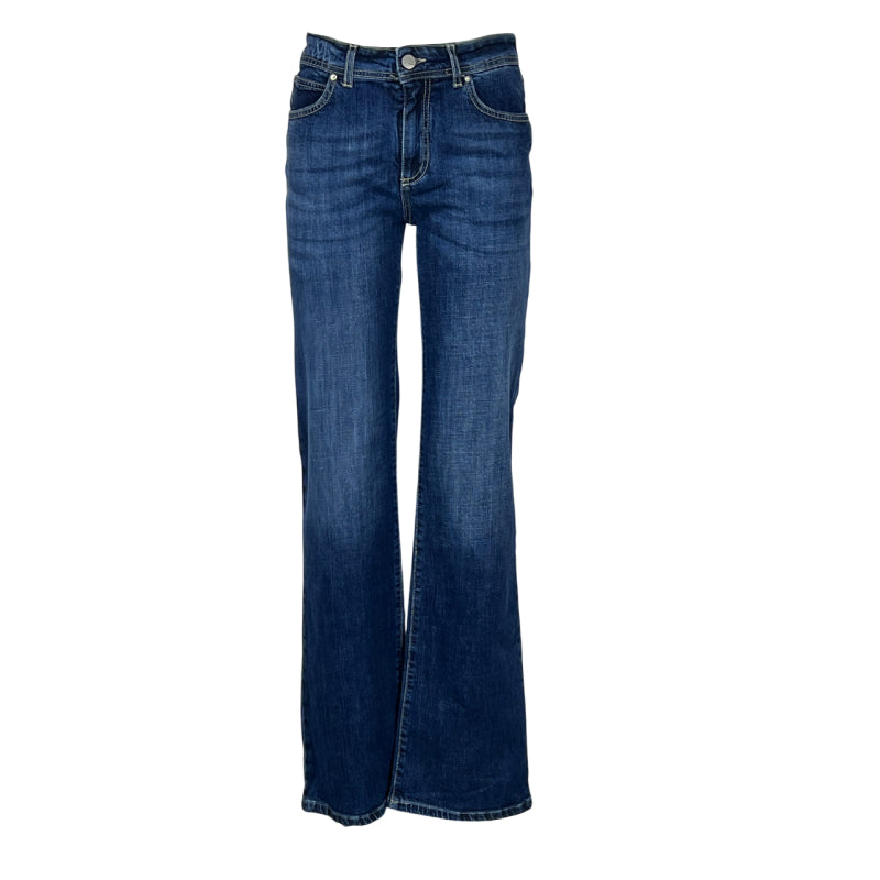 NOIR’N’BLUE Jeans Donna HEVA-L320 Stone Washed Scuro Slim Fit