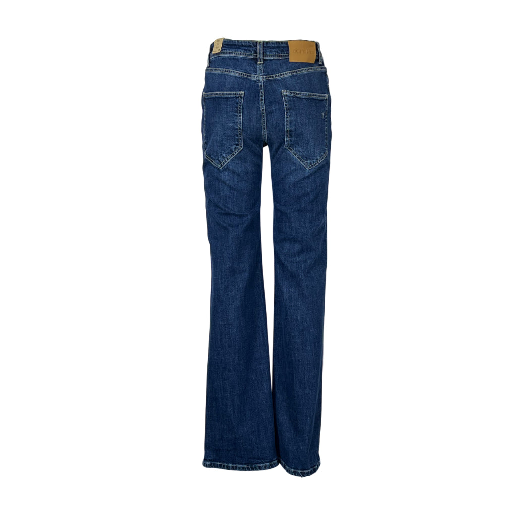 NOIR’N’BLUE Jeans Donna HEVA-L320 Stone Washed Scuro Slim Fit