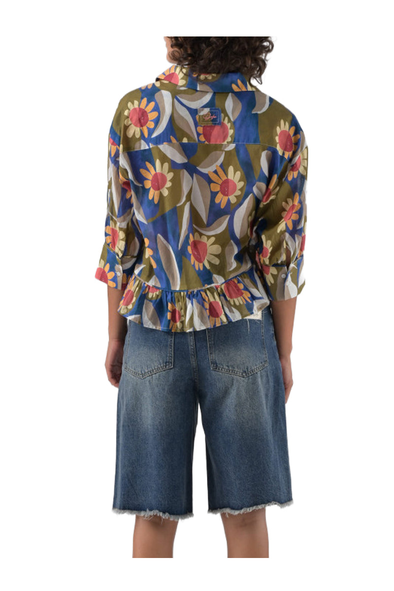 ORFEO PARIS bermuda donna jeans con cintura e portachiave peluche LILO ST111