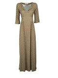 JUSTMINE Abito Donna E2637 1266 Long Kaftan Fantasia Multicolor Made in Italy