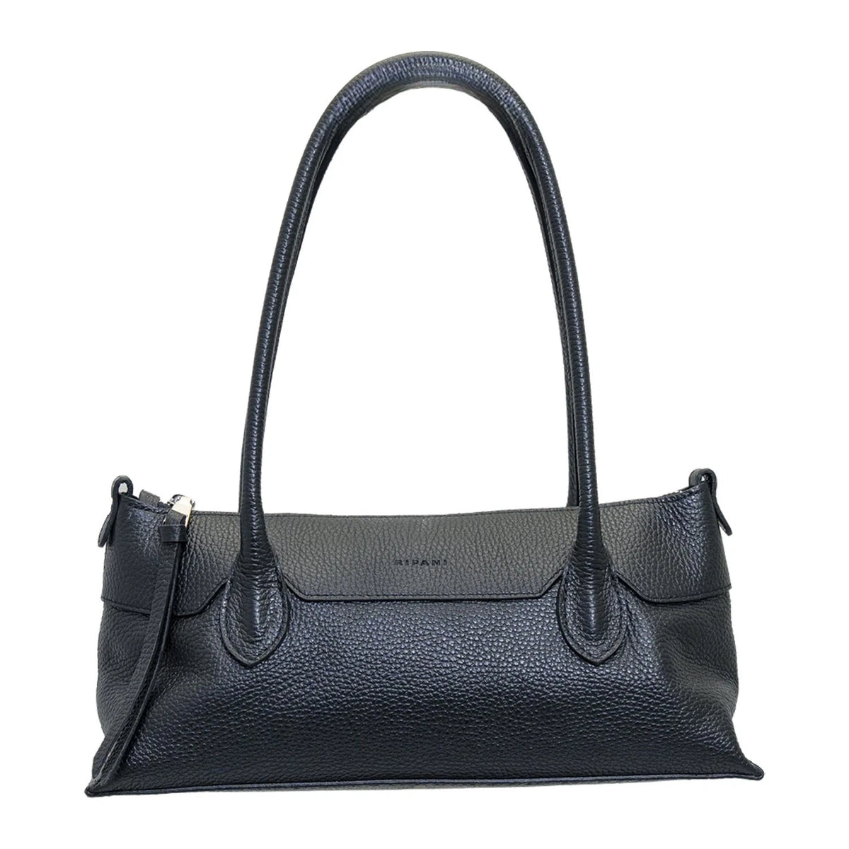 RIPANI 111OJ MIA Borsa Shopping L Nera in Pelle Effetto Cervo Made in Italy
