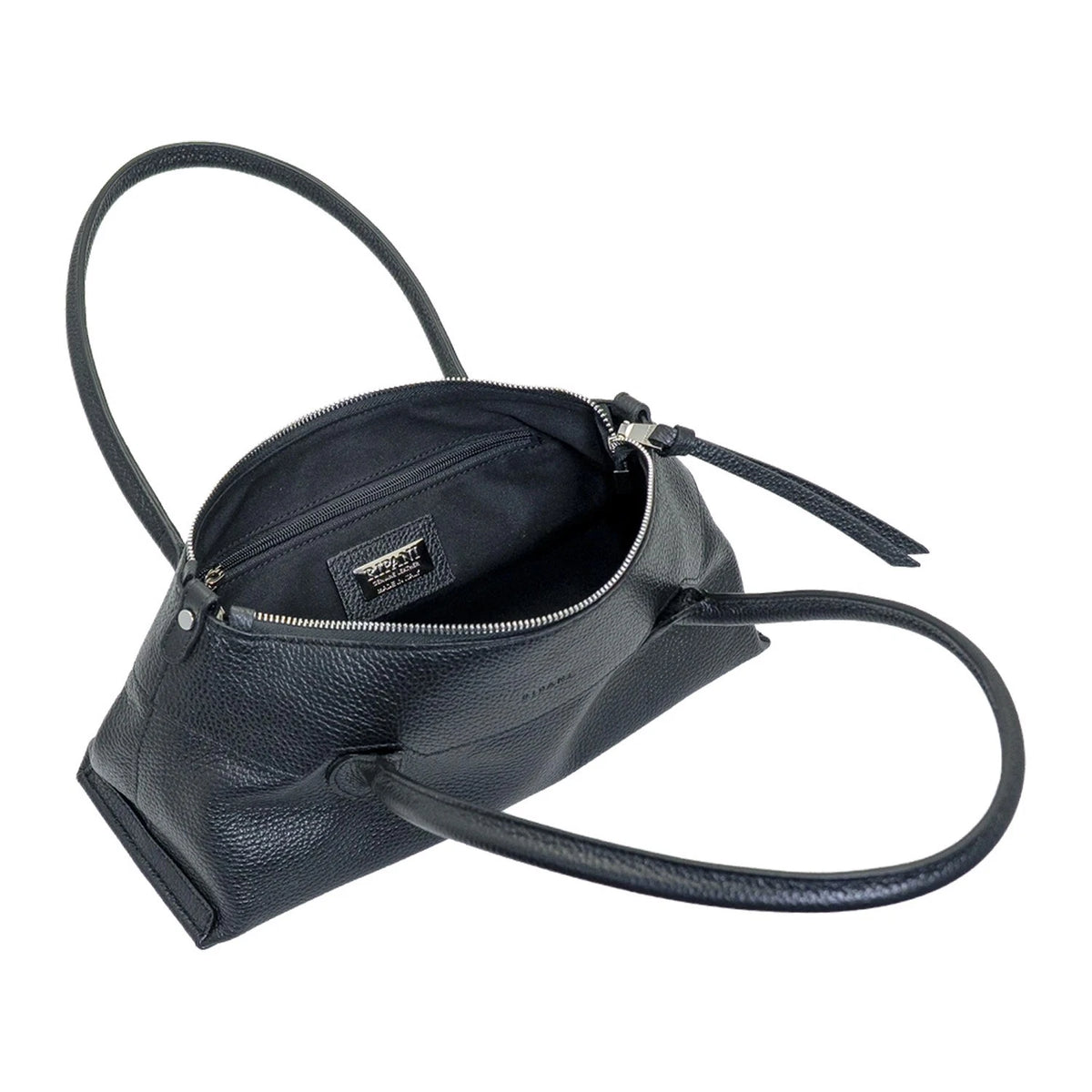 RIPANI 111OJ MIA Borsa Shopping L Nera in Pelle Effetto Cervo Made in Italy