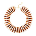 SODINI 852285 VIESTE collana archetti avorio ambra oro