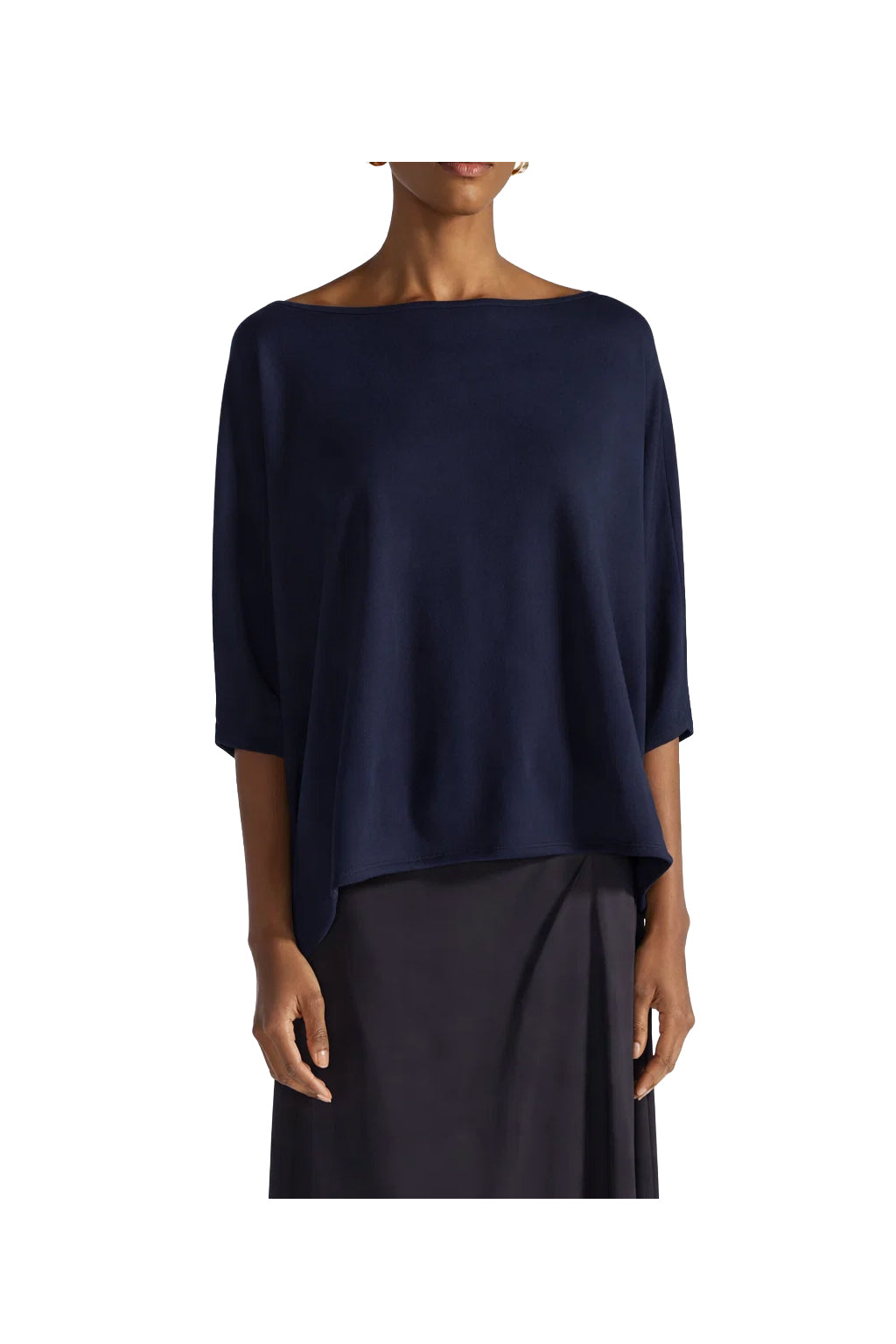 LIVIANA CONTI maglia donna blu scuro F6SA13 WILMA MADE IN ITALY