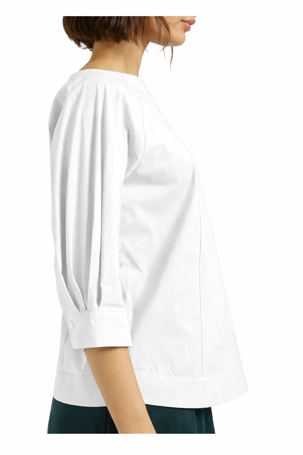 LIVIANA CONTI blusa donna L6SK14 MANDY popeline stretch Made in Italy