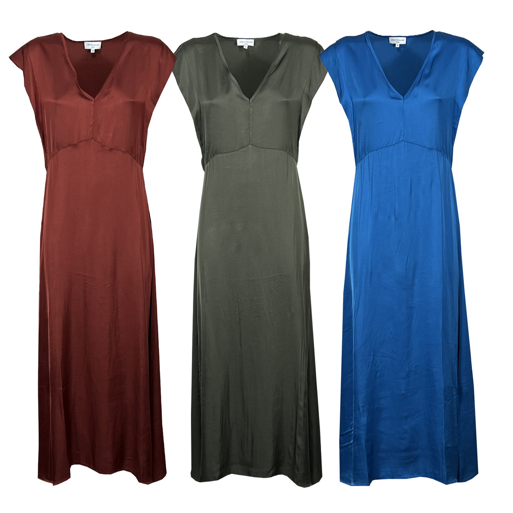 RO-VINOMA LA FEE MARABOUTEE Abito Satin Seta Made in Italy